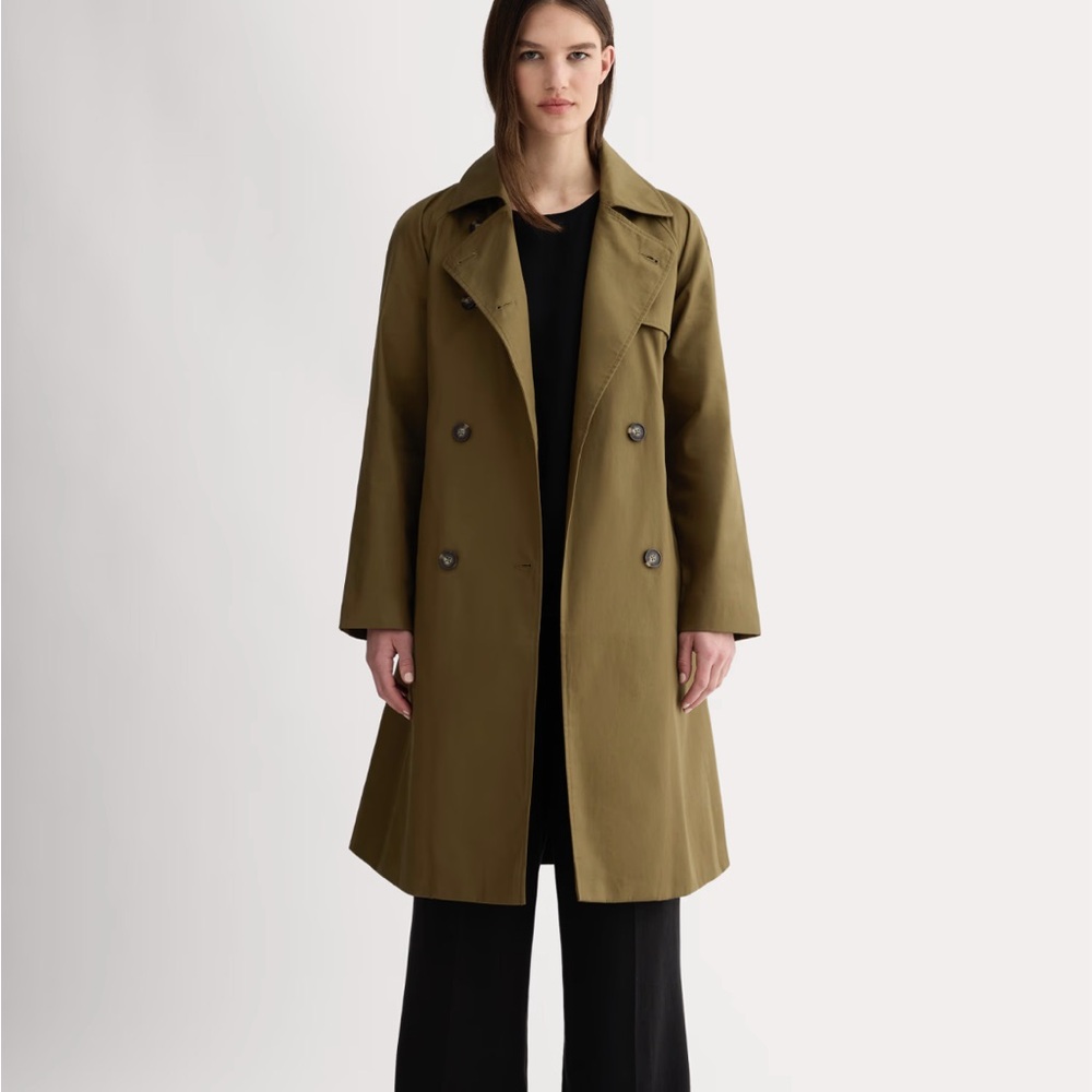 Everlane The Modern Trench Coat in Beech Size XXS